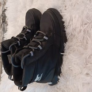 NEW SOREL Women's Explorer II Carnival Waterproof Black Winter Boots SZ 6.5
